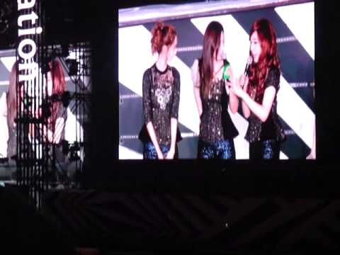 121125 SNSD Greeting @SMTOWN LIVE IN BANGKOK