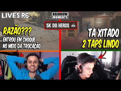 JOGADA BIZARRA DO RAZAH, LAGONIS USANDO HACK? 5K INSANO DO HERDS - MELHORES MOMENTOS LIVES R6