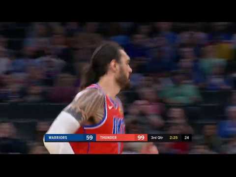 Steven Adams Full Play 10/27/19 Golden State Warriors vs Oklahoma City Thunder | Smart Highlights