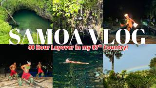 🇼🇸 24 Hours in SAMOA! Exploring the Real Island Life + Traditional Fiafia Show 🌴✨