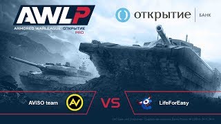 AWL: Открытие. PRO League. 1-й тур. AVISO team vs. LifeForEasy