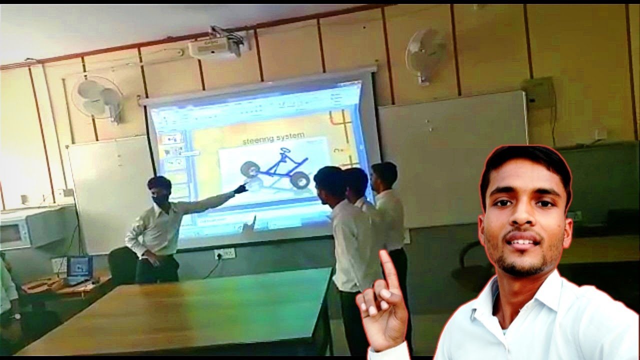 Final Year Mechanical Engineer Project Presentation On Big Screen 😃