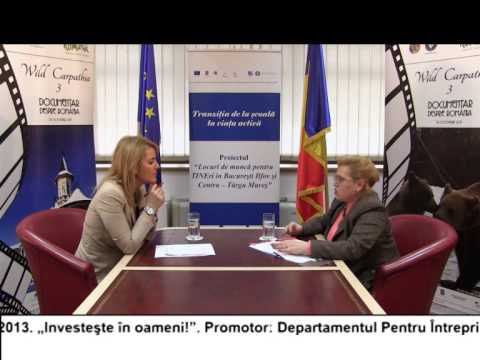 (VIDEO) Locuri de muncă pentru TINEri în București Ilfov și Târgu Mureș – LIDIA BARBU (E31)