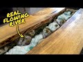 I Built A River Table With A REAL RIVER In It