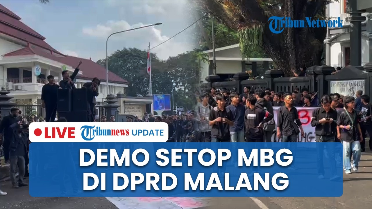 LIVE: DPRD Kota Malang Kembali Didemo Mahasiswa, Tuntut Setop MBG hingga Isu Kenaikan PPN 12%