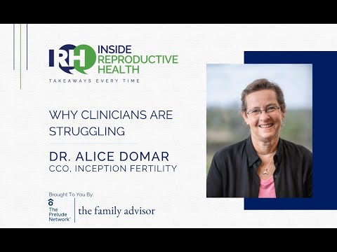 Why Clinicians Are Struggling. Dr. Alice Domar