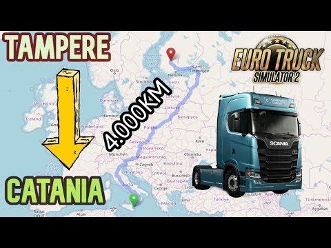 VIAGGIO DI 4.000km SU ETS2 IN MENO DI 4 ORE - CHALLANGE IMPOSSIBILE