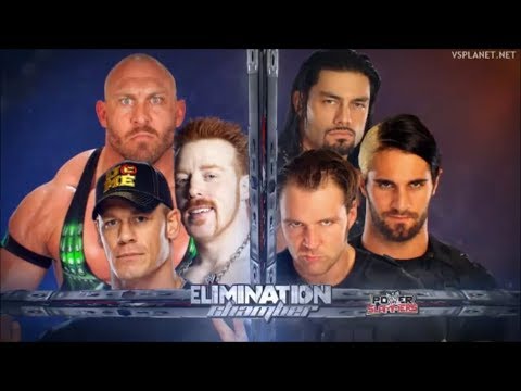 John Cena, Ryback, Sheamus vs The Shield - Elimination Chamber 2013