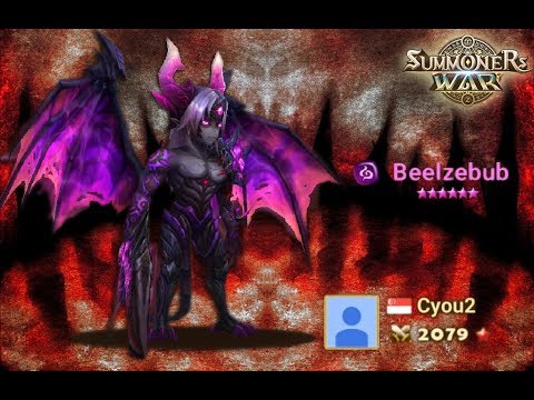 Summoners War : RTA season 10 - The Beelzebub ( Dark Demon ) highlights - Perfectly balance