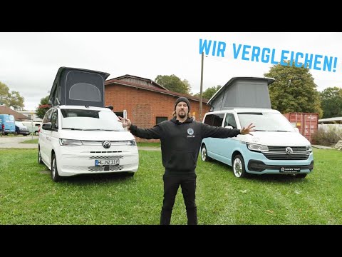 The ultimate comparison: OLD vs. NEW / The VW NEW California vs. the VW T6.1!