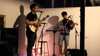 Jason and Armand at Providence Hoot (5-13-2014)