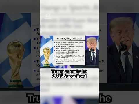 Could Trump’s sports jinx continue into World Cup?