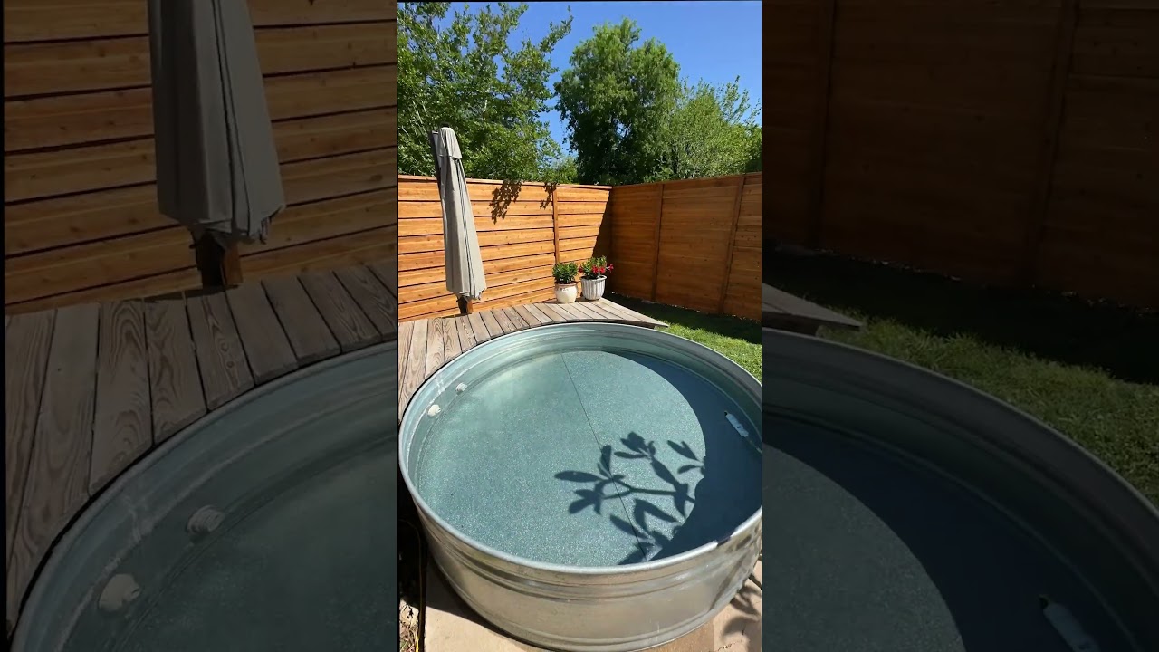Almost time to fill up the Stock Tank Pool for summer! 👙