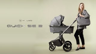 MUUVO Kočík kombinovaný Quick SE 2 Diamond graphite set 2v1