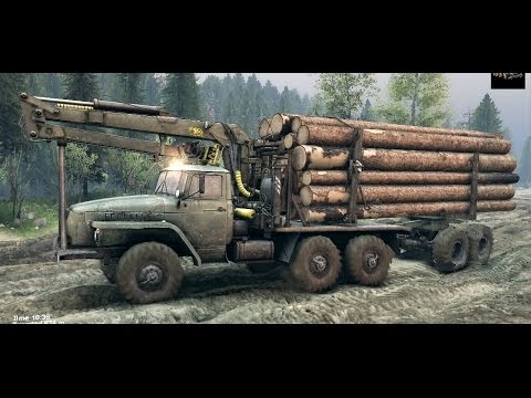 SPINTIRES 2014 Full Version Preview - Transporting Logs