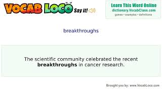 Video thumbnail for breakthroughs