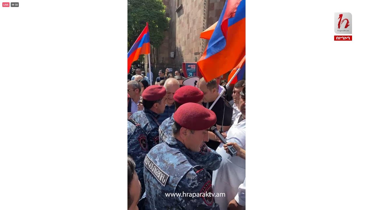 Իրազեկման երթ՝ Տիգրանաշենից․ ուղիղ