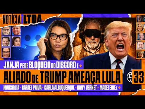 BLOQUEIO DO DISCORD + ALIADO DO TRUMP AMEAÇA LULA + NOVOS ARQUIVOS DE OVNIS – Notícia iLtda. #033