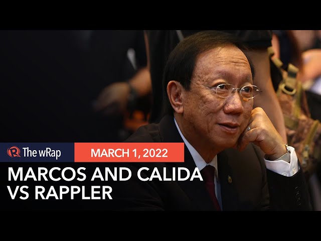 Marcos and Calida in sync anew, this time vs Rappler’s Comelec deal