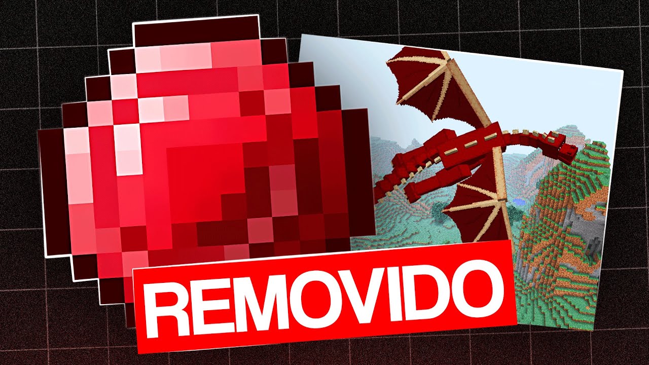 As ESTRANHAS Coisas Removidas do Minecraft...