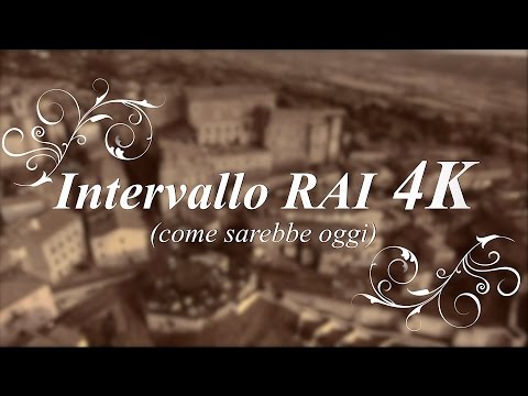 InFlight History 4K - Intervallo RAI 4K (come sarebbe oggi) Drone 4K View