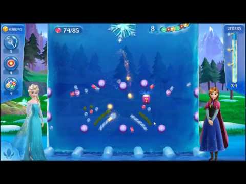 Frozen Free Fall: Icy Shot Level 224 - NO BOOSTERS ☃☃☃