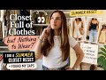 I Finally Figured Out Why I Have Nothing to Wear ☀️ Summer Closet Reset