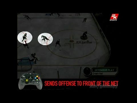 NHL 2K6 Xbox Gameplay - Offense
