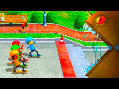 Wii Party U Master Cpu Minigames Mario vs Na rae vs Daisuke vs Yuya| Gamepartyhub