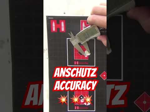 Anschutz 1710 accuracy #ozziereviews #shooting #anschutz #22lr #rifle #firearms #accuracy #gun