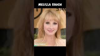 Melissa Rauch face evolution#shorts