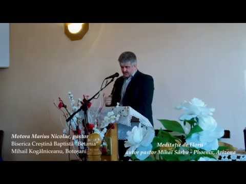Meditatie de Florii ( Mihai Sarbu - autor meditație )