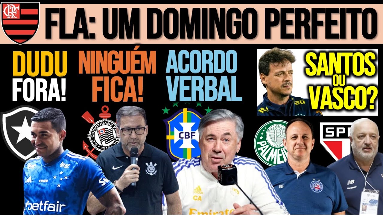 DUDU TEM OFERTA DA SÉRIE A! DEBANDADA NO TIMÃO! FLA VOANDO! SP BUSCA 9! ANCELOTTI FECHADO! DINIZ E+