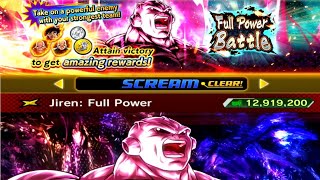HOW TO CLEAR SCREAM DIFFICULTY! FULL POWER BATTLE : JIREN | Dragon Ball Legends