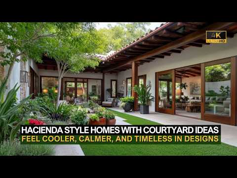 Why Hacienda Style Homes With Courtyards Feel Cooler, Calmer, and Timeless