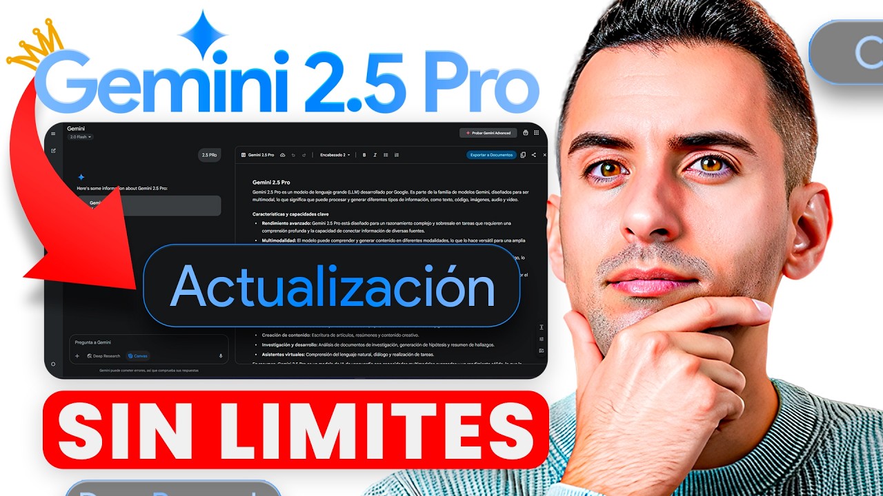 Gemini 2.5 Ahora es la IA más Potente (Top 1): Esto puedes hacer
