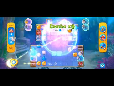 Fishdom Easy Level 9955 (with ingame lightning and firecracker boosters) @choraelmin