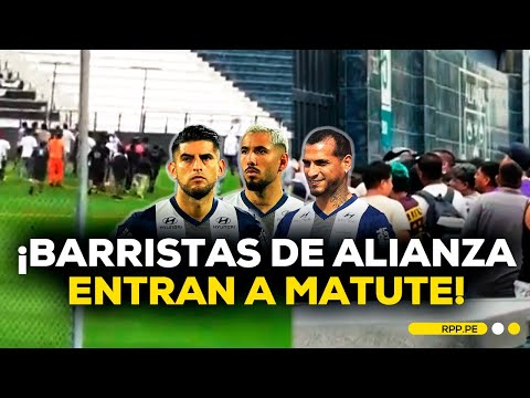 🚨 BARRISTAS DE ALIANZA LIMA ingresan a MATUTE tras denuncia contra ZAMBRANO, PEÑA Y TRAUCO