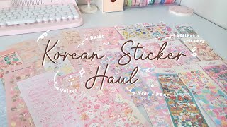 Huge Korean Sticker Haul ( volzzi, Near & dear , bobobo, khakiz etc. )