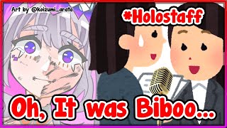 [ENG SUB/Hololive] Biboo just learned how everyone knows she just visited Cover's studio