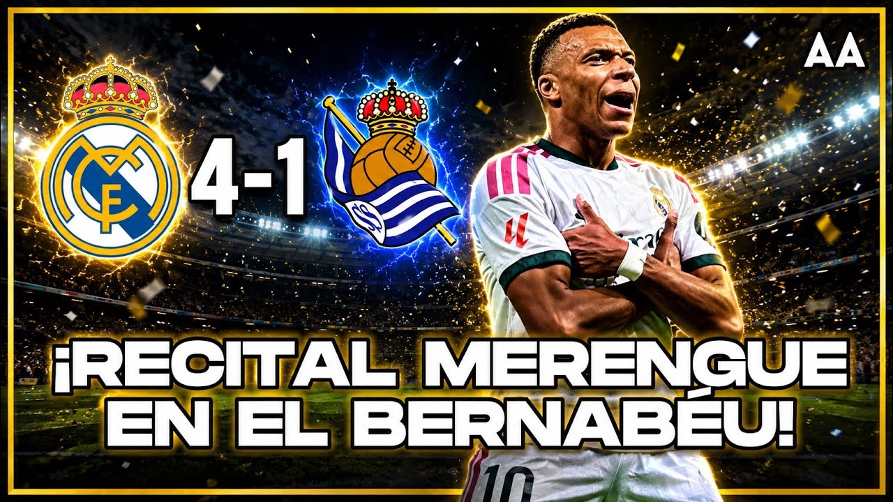 ¡Hat-Trick de Mbappé! El Madrid aplasta y manda en el Bernabéu | Andrés Agulla