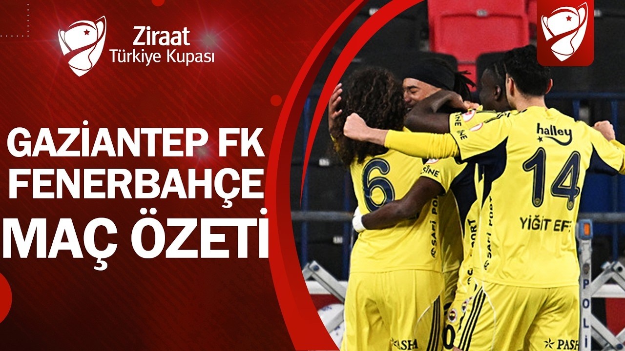 Gaziantep FK vs Fenerbahçe Highlights