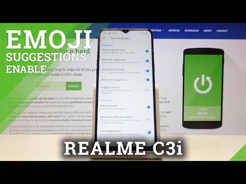 How to Enable Emoji Suggestion on REALME C3i – Turn On Emoji Suggestions