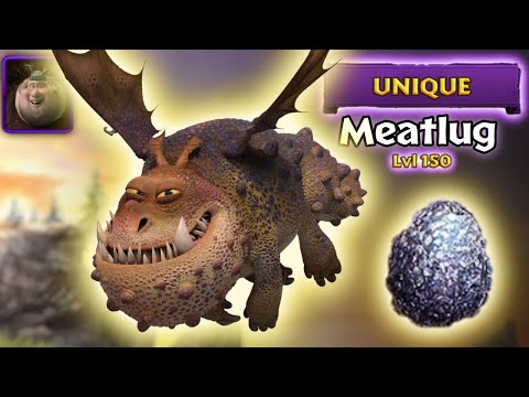 Meatlug (Fishlegs' Gronckle) Max Level 150 Titan Mode | Dragons: Rise of Berk
