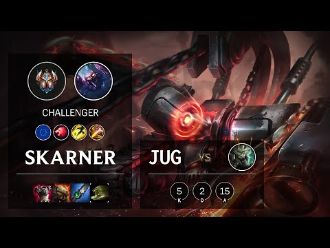 Skarner Jungle vs Rengar - EUW Challenger Patch 10.18