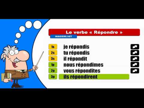 La conjugaison du verbe Répondre # Indicatif Passé Simple