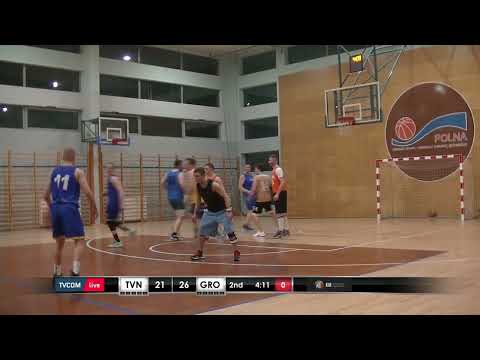 Skrót: TVN vs Group One - II Liga Warszawa - 22.03 - Koszykarska Liga Biznesu