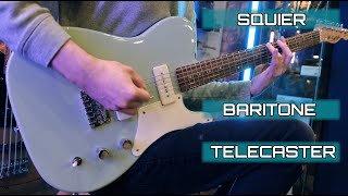 Video thumbnail for Squier Paranormal Baritone Cabronita Telecaster - Demo - No Talking by Hickies Music Store