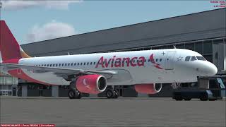 FSX - Aerosoft A320neo Avianca Brasil - Vôo completo