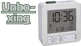 TFA Dostmann 60.2545.54 Digitaler Funk-Wecker Unboxing Video